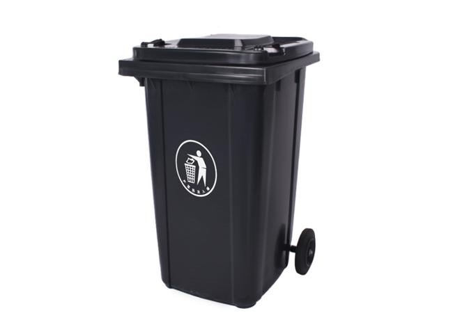 C240L户外塑料垃圾桶(加厚)